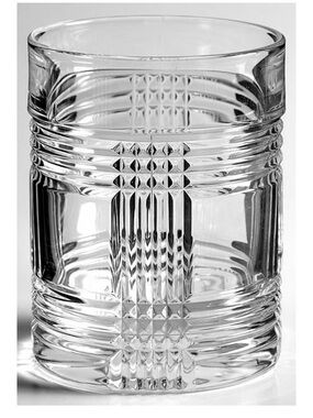 Ralph Lauren Crystal Glen Plaid Old Fashioned Set of 4